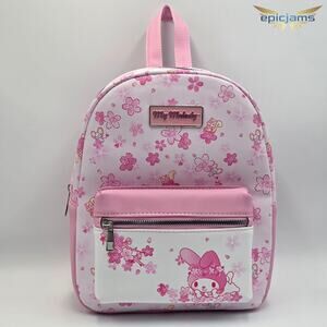 Sanrio Hello Kitty and Friends My Melody Cherry Blossom Floral Mini Backpack Bag